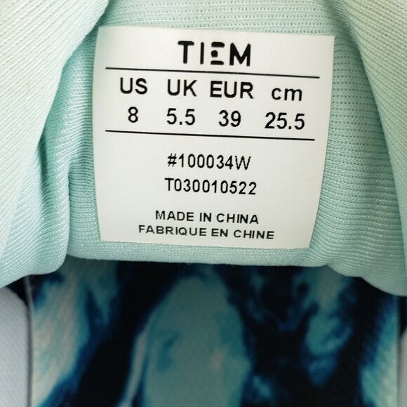 TIEM Via Women's Cycling Shoe Ocean Blue Size 8 - Picture 5 of 16